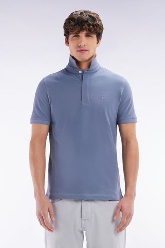Polo À Manches Courtes En Coton Stretch Coupe Ajustée - Eden Park - Modalova