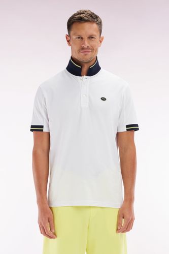 Polo À Manches Courtes En Coton Détails Colorés Coupe Décontractée - Eden Park - Modalova