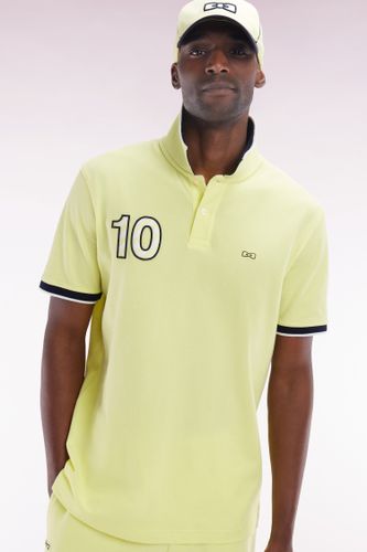 Polo À Manches Courtes En Coton Broderie 10 Coupe Décontractée - Eden Park - Modalova