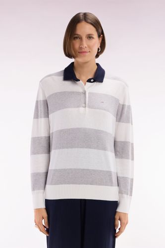 Pull Cerclé À Col Maillot En Coton Biologique Et Cachemire Coupe Décontractée - Eden Park - Modalova