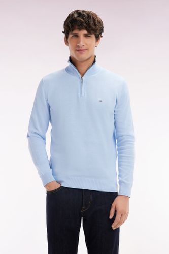 Pull Col Camionneur En Coton Ciel Coupe Droite - Eden Park - Modalova