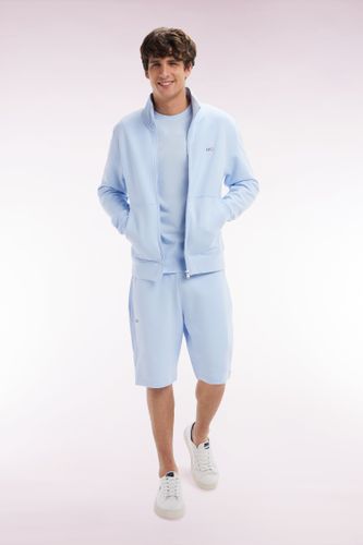 Short En Molleton Coton Ciel Coupe Droite - Eden Park - Modalova