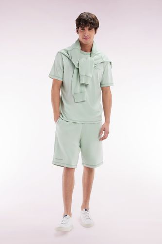 Short En Molleton Coton Clair Coupe Décontractée - Eden Park - Modalova