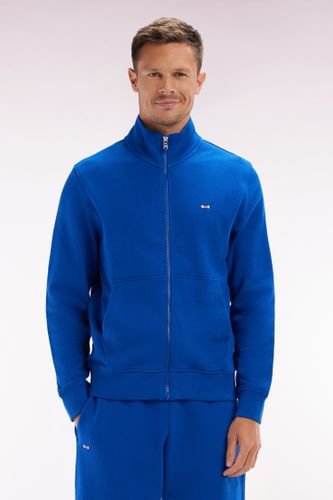 Sweatshirt Zippé En Coton Foncé Coupe Droite - Eden Park - Modalova