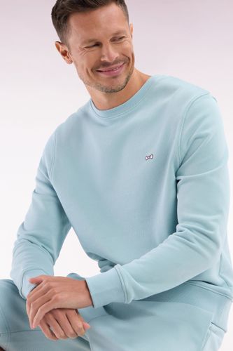 Sweatshirt En Molleton Coton D'eau Coupe Droite Et Col Rond - Eden Park - Modalova