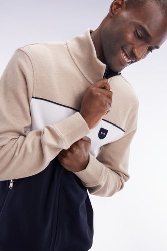 Sweatshirt Zippé En Coton Interlock Coupe Droite - Eden Park - Modalova