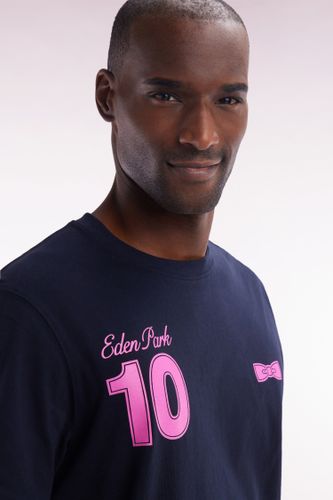 T-shirt 10 En Coton Marine Et Coupe Décontractée - Eden Park - Modalova