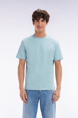 T-shirt En Jersey De Coton Slub D'eau Coupe Droite - Eden Park - Modalova
