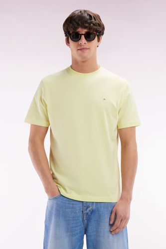T-shirt En Coton Pima Broderie Dos Coupe Droite - Eden Park - Modalova