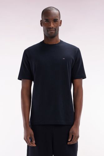 T-shirt En Coton Pima Broderie Dos Coupe Droite - Eden Park - Modalova