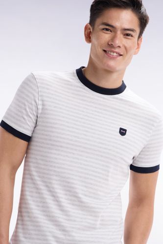 T-shirt En Coton Stretch Rayé Coupe Ajustée - Eden Park - Modalova