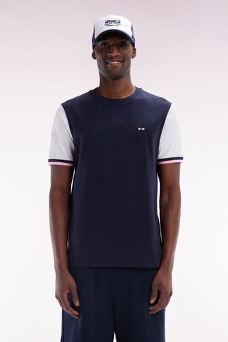 T-shirt Bicolore En Coton Broderie Nœud Papillon Coupe Droite - Eden Park - Modalova