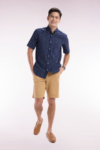 Bermuda Chino En Coton Stretch Coupe Droite - Eden Park - Modalova
