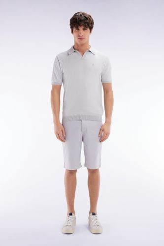 Bermuda En Lyocell Et Coton Stretch Moyen Coupe Droite - Eden Park - Modalova