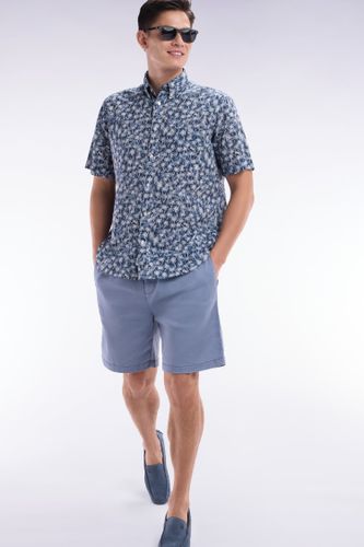 Bermuda À Taille Élastiquée En Lyocell Et Coton Stretch - Eden Park - Modalova