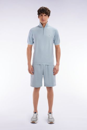 Bermuda À Taille Élastiquée En Lyocell Et Coton Stretch Moyen - Eden Park - Modalova