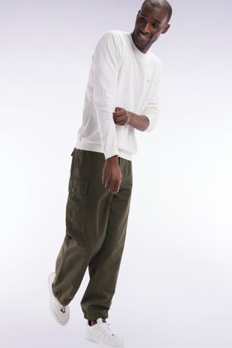 Pantalon Cargo En Coton Coupe Droite - Eden Park - Modalova