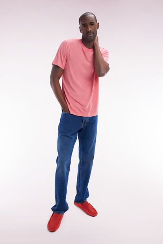 Jean 5 Poches En Denim Stretch Brut Coupe Droite - Eden Park - Modalova