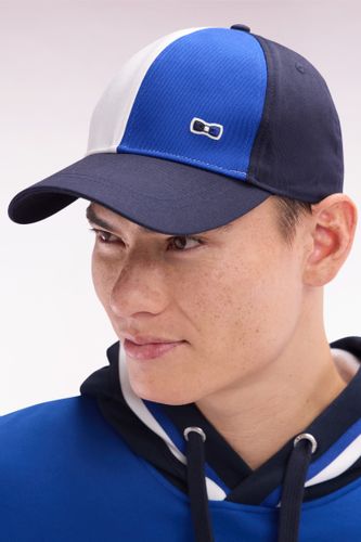 Casquette Tricolore En Twill De Coton Marine - Eden Park - Modalova