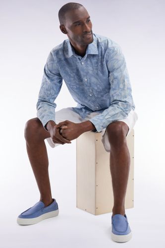 Chemise Imprimée En Chambray Coupe Ajustée - Eden Park - Modalova