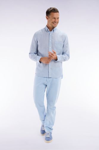 Chemise En Lin Clair Unie Coupe Droite - Eden Park - Modalova