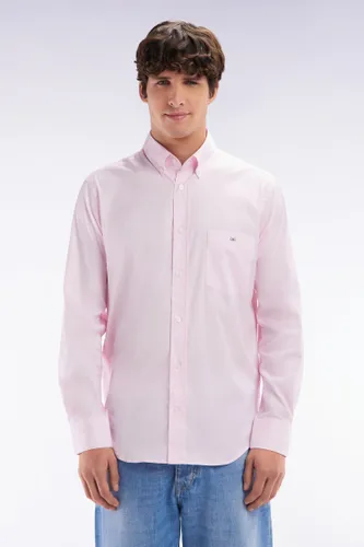 Chemise En Twill De Coton Unie Coupe Droite - Eden Park - Modalova