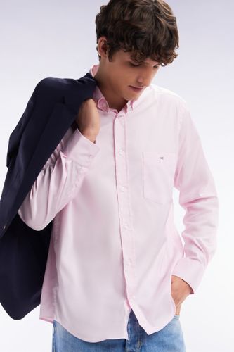 Chemise En Twill De Coton Unie Coupe Droite - Eden Park - Modalova