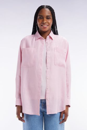 Chemise À Poches Plaquées En Lin Coupe Oversized - Eden Park - Modalova