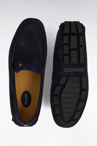 Mocassins En Cuir Suédé Marine - Eden Park - Modalova