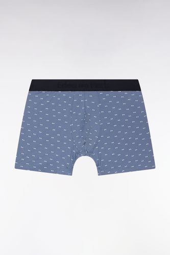Boxer En Jersey De Coton Stretch À Micromotifs Nœuds Papillon - Eden Park - Modalova