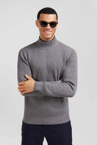 Pull Col Cheminée En Laine Et Coton Coupe Regular - Eden Park - Modalova