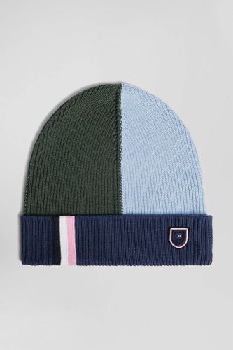 Bonnet colorblock en coton bleu marine - Eden Park - Modalova