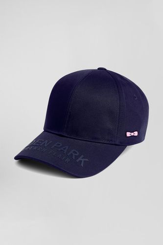 Casquette en coton bleu marine visière siglée - Eden Park - Modalova