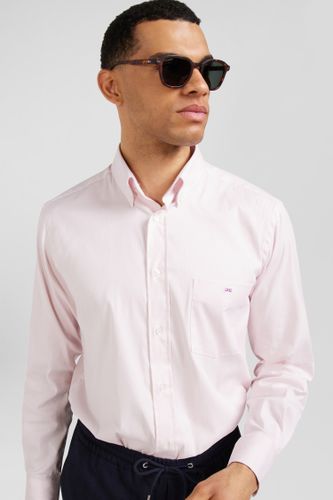 Chemise En Popeline De Coton À Rayures Bâton Coupe Regular - Eden Park - Modalova