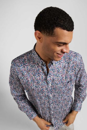 Chemise En Popeline De Coton À Imprimé Floral Coupe Regular - Eden Park - Modalova
