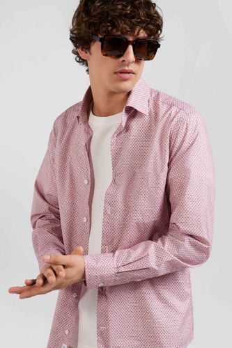 Chemise En Coton Rose Coupe Slim - Eden Park - Modalova