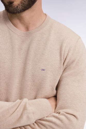 Pull Col Rond En Laine Et Coton - Eden Park - Modalova