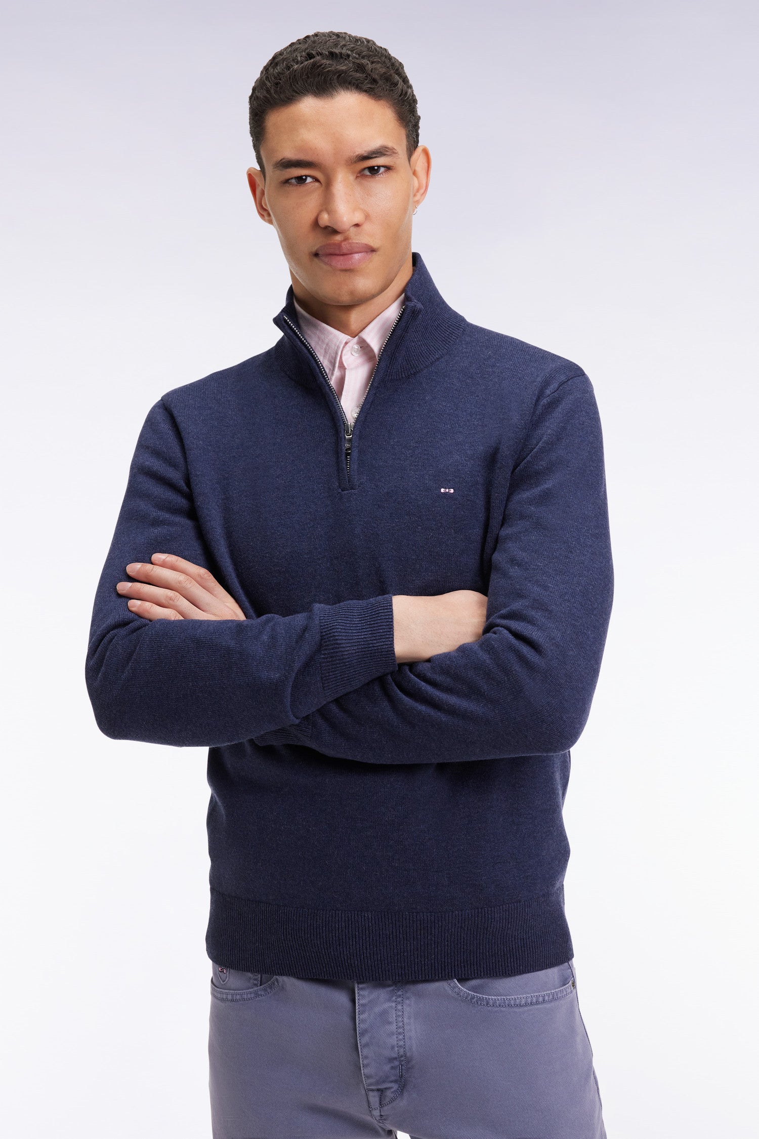 Pull Col Camionneur En Laine Et Coton - Eden Park - Modalova