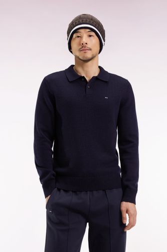 Pull Col Maillot Épais En Laine Et Coton Marine - Eden Park - Modalova