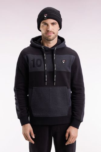 Sweatshirt À Capuche En Coton Foncé Coupe Relaxed - Eden Park - Modalova