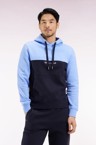 Sweatshirt À Capuche Bicolore Marine Coupe Droite - Eden Park - Modalova
