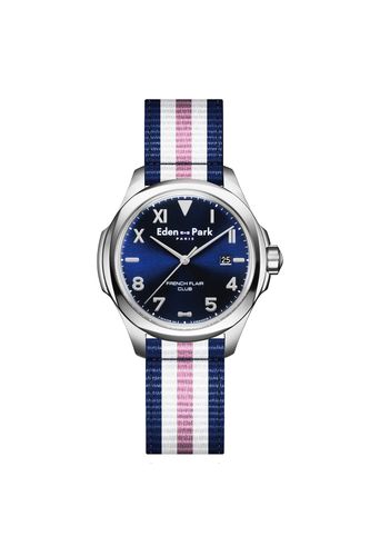 Montre À Quartz Fond Bracelet Nato Tricolore - Eden Park - Modalova
