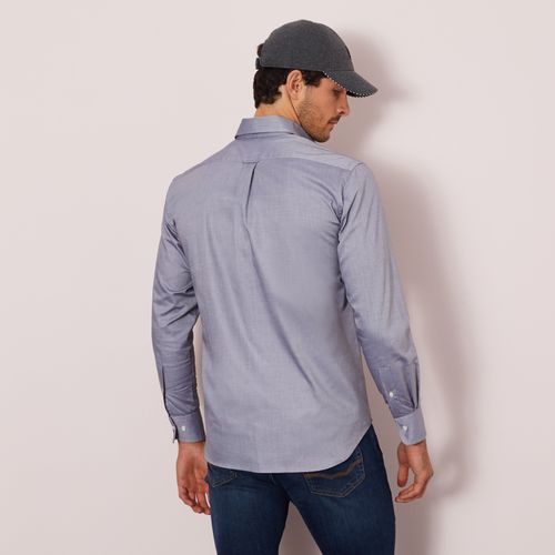 Chemise Unie En Coton Old Ref Pp - Eden Park - Modalova