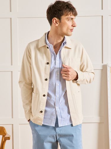 Veste worker twill coton recyclé - Cyrillus - Modalova