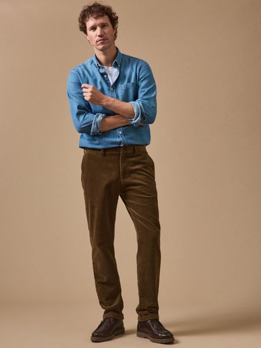 Chino velours regular homme - Cyrillus - Modalova