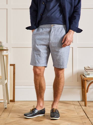 Bermuda coton lin stretch taille élastiquée - Cyrillus - Modalova