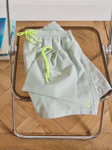 Short de bain seersucker rayé - Cyrillus - Modalova