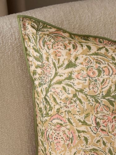 Housse de coussin coton imprimé indien - Cyrillus - Modalova