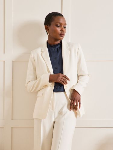 Veste tailleur tissu natté cérémonie - Cyrillus - Modalova