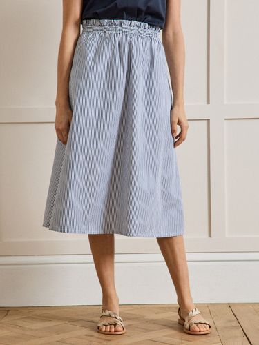 Jupe longue coton rayé femme - Cyrillus - Modalova